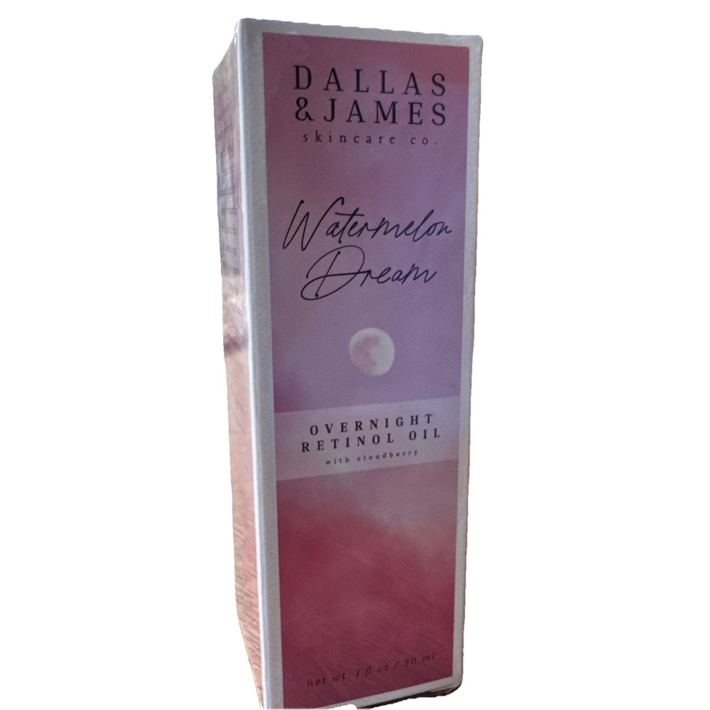 Dallas & James Watermelon Dream‎ Overnight Retinol Oil 1 Fl Oz